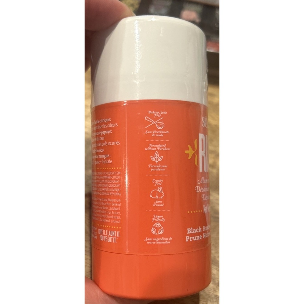 Rio Deo Aluminum-Free Deodorant. Black Amber Plum & Vanilla Woods 2oz Sealed - Picture 4 of 4